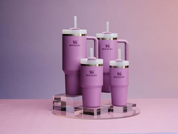 Cupholder Compatible for Travel | Insulated Stainless Steel Cup | BPA-Free | Lilac - Image 3