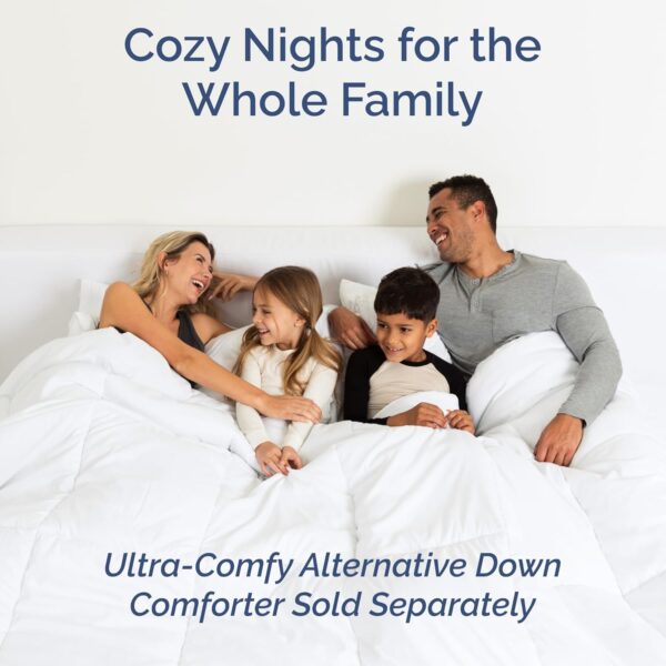 Queen Size 4 Piece Sheet Set - Comfy Breathable & Cooling Sheets - Image 5