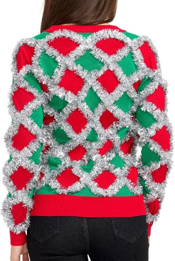 Tipsy Elves Classic Cute Cardigan Ugly Christmas Sweaters for Women with Fun Patterns and Animals - Image 2