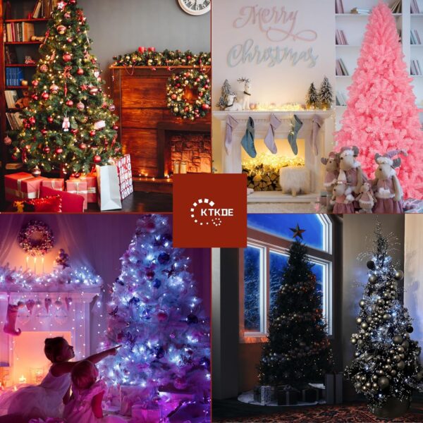 KTKDE 7.5ft Spruce Artificial Holiday Christmas Tree - Image 6