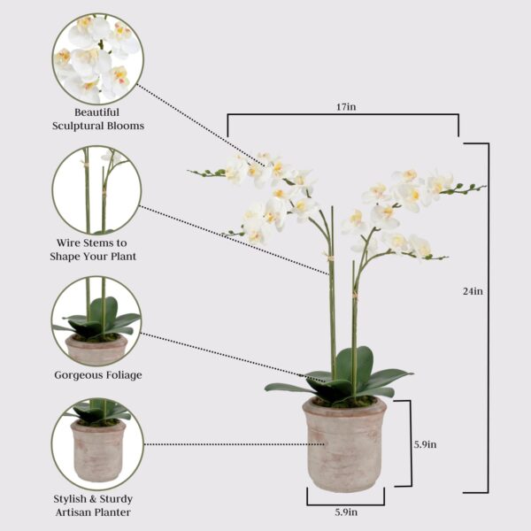 Premium Artificial Indoor Flower Display Stands 24 - Image 4