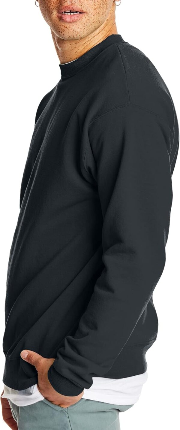 Hanes EcoSmart Fleece, Cotton-Blend Pullover, Crewneck Sweatshirt for Men (1 Or 2 Pack) - Image 4