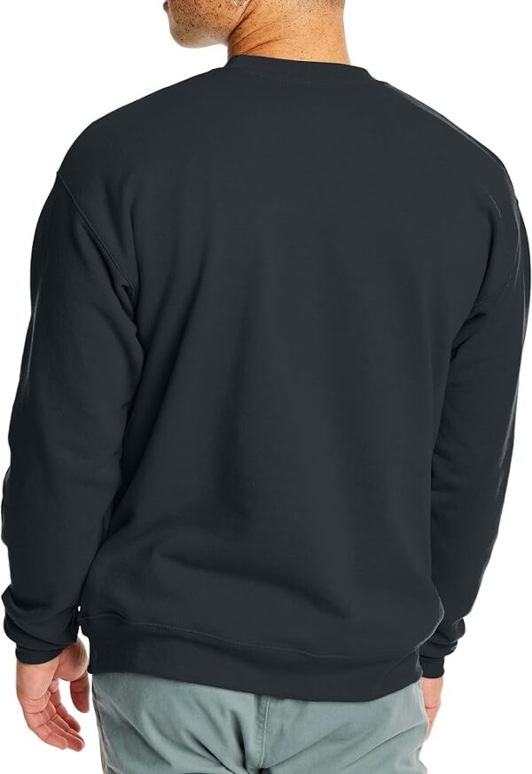 Hanes EcoSmart Fleece, Cotton-Blend Pullover, Crewneck Sweatshirt for Men (1 Or 2 Pack) - Image 3