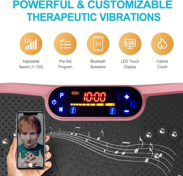 AXV Vibration Plate Fitness Platform Exercise Machine - Image 4