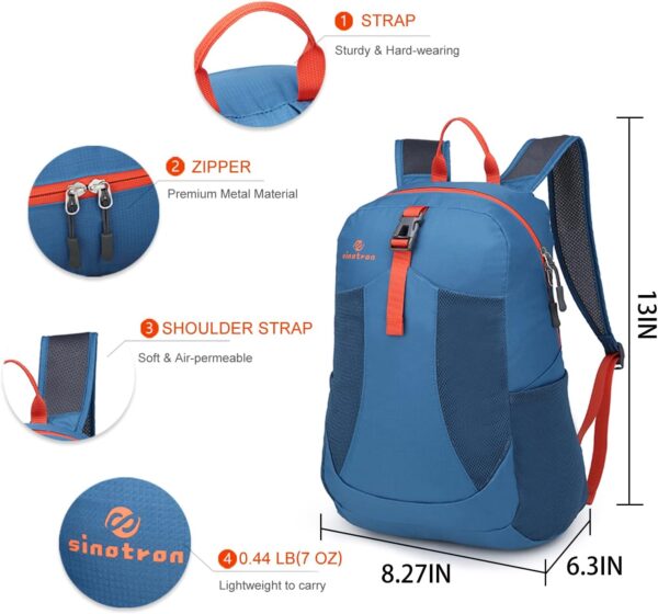 sinotron 22L Lightweight Packable Hiking Backpack, - Image 2