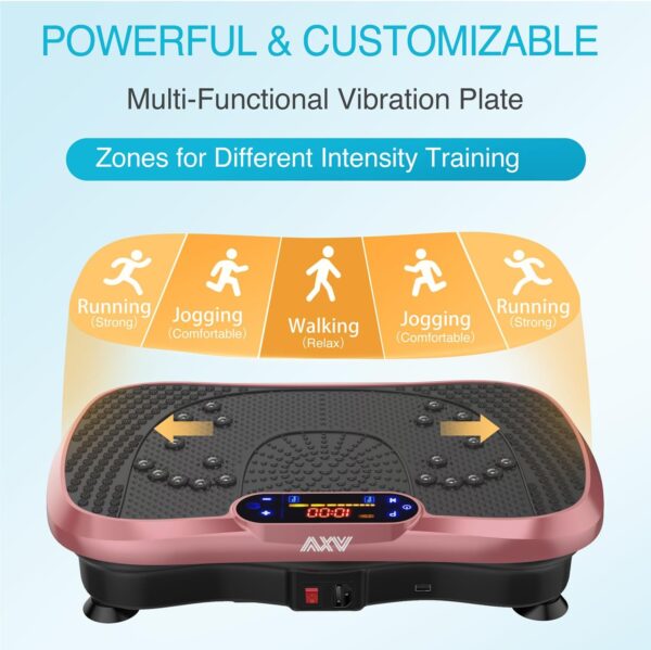 AXV Vibration Plate Fitness Platform Exercise Machine - Image 2