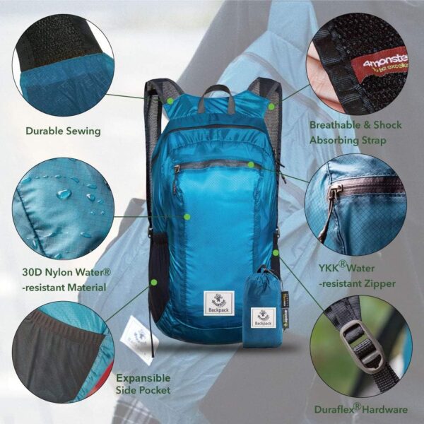 4Monster Hiking Daypack,Water Resistant - Image 3