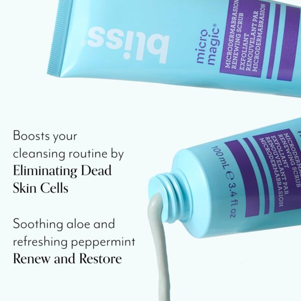 bliss Micro Magic | Skin-renewing Microdermabrasion Scrub | - Image 3