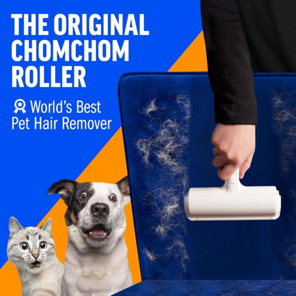 Chom Chom Roller Pet Hair Remover and Reusable Lint Roller - Image 2